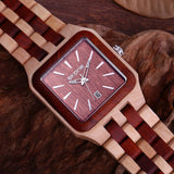 Natural Wooden Watches Men Antique Wood Watch Luxury Casual Quartz Wristwatch Shock Resistant