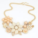 Flower Collier Femme Gold Plated Choker