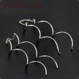 Quality Simple Spiral Ear Line Gold Plated Fashion Earrings