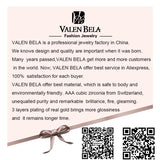 VALEN BELA Silver Plated Jewelry Snake Chain Necklace