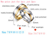 18k Gold Plated Vnox Diamond Wedding Ring