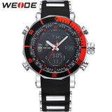 Men Sports Series Luxury Logo Multi-functional Analog Quartz Digital Alarm Stopwatch Big Clock For Man