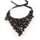 Exaggerate elegant temperament bud silk fashion sphere necklace