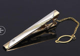 Simple Skinny Mens Suit Tie Clip Slim Glassy Necktie Clip Clasp Pin Accessories