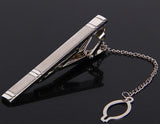 Simple Skinny Mens Suit Tie Clip Slim Glassy Necktie Clip Clasp Pin Accessories