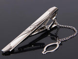 Simple Skinny Mens Suit Tie Clip Slim Glassy Necktie Clip Clasp Pin Accessories