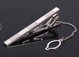 Simple Skinny Mens Suit Tie Clip Slim Glassy Necktie Clip Clasp Pin Accessories