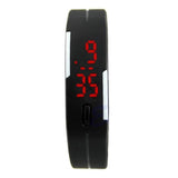 Candy Color Watch Rubber LED kids Watches Date Bracelet Digital Sports Wristwatch for student