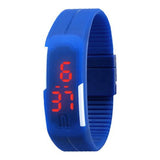 Candy Color Watch Rubber LED kids Watches Date Bracelet Digital Sports Wristwatch for student