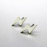 3 Color Western Triangle round flash stud earrings for women