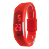 Candy Color Watch Rubber LED kids Watches Date Bracelet Digital Sports Wristwatch for student