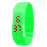 Candy Color Watch Rubber LED kids Watches Date Bracelet Digital Sports Wristwatch for student