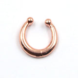 Crystal Fake Septum Nose Ring Piercing Clip for women