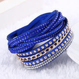 Fashion Leather Charm Bracelets For Women