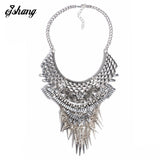 Collar ZA Necklaces & Pendants Vintage Crystal Maxi Choker