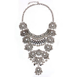 Collar ZA Necklaces & Pendants Vintage Crystal Maxi Choker