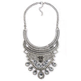 Collar ZA Necklaces & Pendants Vintage Crystal Maxi Choker