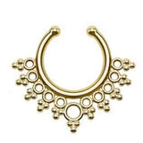 Crystal Fake Septum Nose Ring Piercing Clip for women