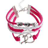 Multilayer Charm Anchor Unisex Paracord Bracelets