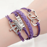 Multilayer Charm Anchor Unisex Paracord Bracelets