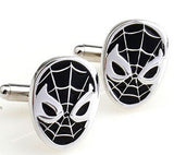 Superhero Cuff Link Superman Ironman Spiderman Starwars Captain Flash Green Lantern Batman