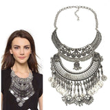 Collar ZA Necklaces & Pendants Vintage Crystal Maxi Choker