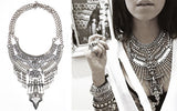 Collar ZA Necklaces & Pendants Vintage Crystal Maxi Choker