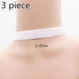 Black Velve Gothic Handmade Retro Burlesque Ribbon round torque