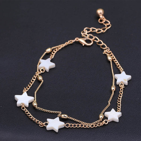 New ankle bracelet  foot jewelry heart simple anklets for women