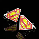 Superhero Cuff Link Superman Ironman Spiderman Starwars Captain Flash Green Lantern Batman