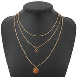 Turquoise Crystal bead Multi Layer gold necklaces & pendants