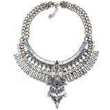 Collar ZA Necklaces & Pendants Vintage Crystal Maxi Choker