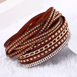 Fashion Leather Charm Bracelets For Women