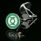 Superhero Cuff Link Superman Ironman Spiderman Starwars Captain Flash Green Lantern Batman