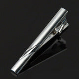 Stainless Steel Tie Clip Pin Clasp Toned Wedding Metal Tie Clips For Men