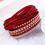 Fashion Leather Charm Bracelets For Women