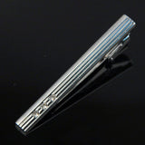 Stainless Steel Tie Clip Pin Clasp Toned Wedding Metal Tie Clips For Men