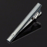 Stainless Steel Tie Clip Pin Clasp Toned Wedding Metal Tie Clips For Men