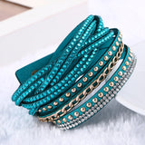 Fashion Leather Charm Bracelets For Women