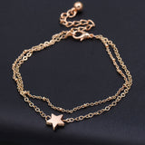 New ankle bracelet  foot jewelry heart simple anklets for women