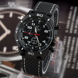 Casual Quartz watch men military Watches sport Wristwatch Silicone Clock Fashion Hours