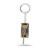 3 Colors 3D World of Tanks Key chain Metal Key Rings