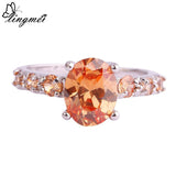 Fashion Jewelry Sapphire Quartz Multi-Color Silver Ring