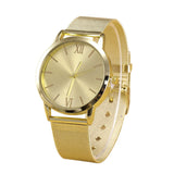 Silver Casual Geneva Quartz Watch Women Mesh Stainless Steel Dress Women Watches