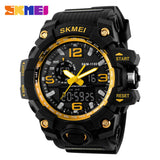 Fashion Men Digital LED Display Sport Watches Quartz Watch Waterproof Dual Display Wristwatches