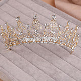 Luxury Bridal Crystal Tiara Crowns Princess Queen Pageant Prom Rhinestone Wedding Hair Accessory