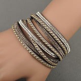 Fashion Wrap Multilayer Bracelets 12 Colors To Choose For Women