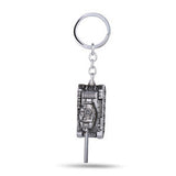 3 Colors 3D World of Tanks Key chain Metal Key Rings