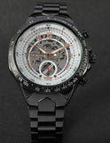 Fashion Steel Men Clock Winner Brand Stylish Design Classic Mechanical Self Wind Wrist Dress Skeleton Automatic Watch