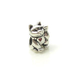 Silver Charms Genuine Official Brand Beads Mixed MOM Love Heart Beads Pink Bear Lucky Cat Book Design